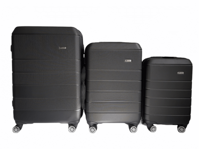 Комплект валіз Airtex 937 Чорний Комплект валіз 937 фото