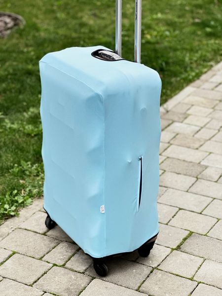 Чохол на валізу Sweetkeys з дайвінгу L блакитний SK L cyan фото