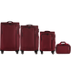 Набір з 3 валіз + дорожня сумка Wings AVC01 Бордова AVC01-4 red фото