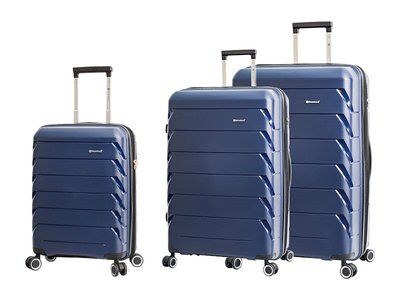 Комплект валіз Snowball 33603 Синій 33603-3 blue фото