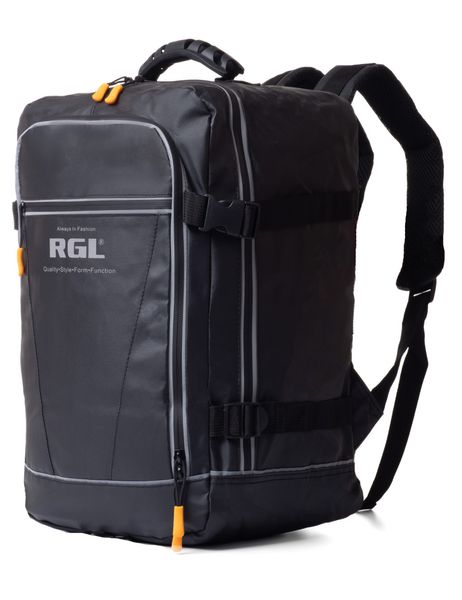 Сумка рюкзак 2в1 для ручної кладі RGL PL03 40x30x20 см, Чорна PL03 black фото