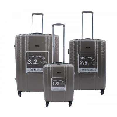 Комплект валіз Airtex 7356 Коричневий Комплект валіз 7356 фото