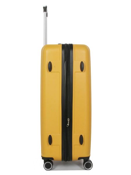 Валіза мала (S) ручна поклажа 4 колеса Worldline 623 Airtex Worldline (Франція) з розширенням жовта 623 S yellow фото