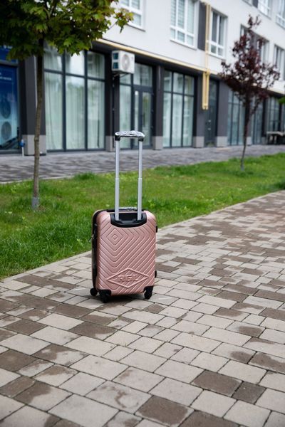 Валіза RGL 741 мала (S) на 4 колесах Ручна Кладь рожеве золото 741 S rose gold фото