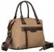 Жіноча сумка David Jones 6801-4 текстильна з ременем на плече Таупе 6801-4 taupe фото 1